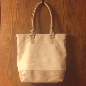 Two Toned Tote/Travel Bag @